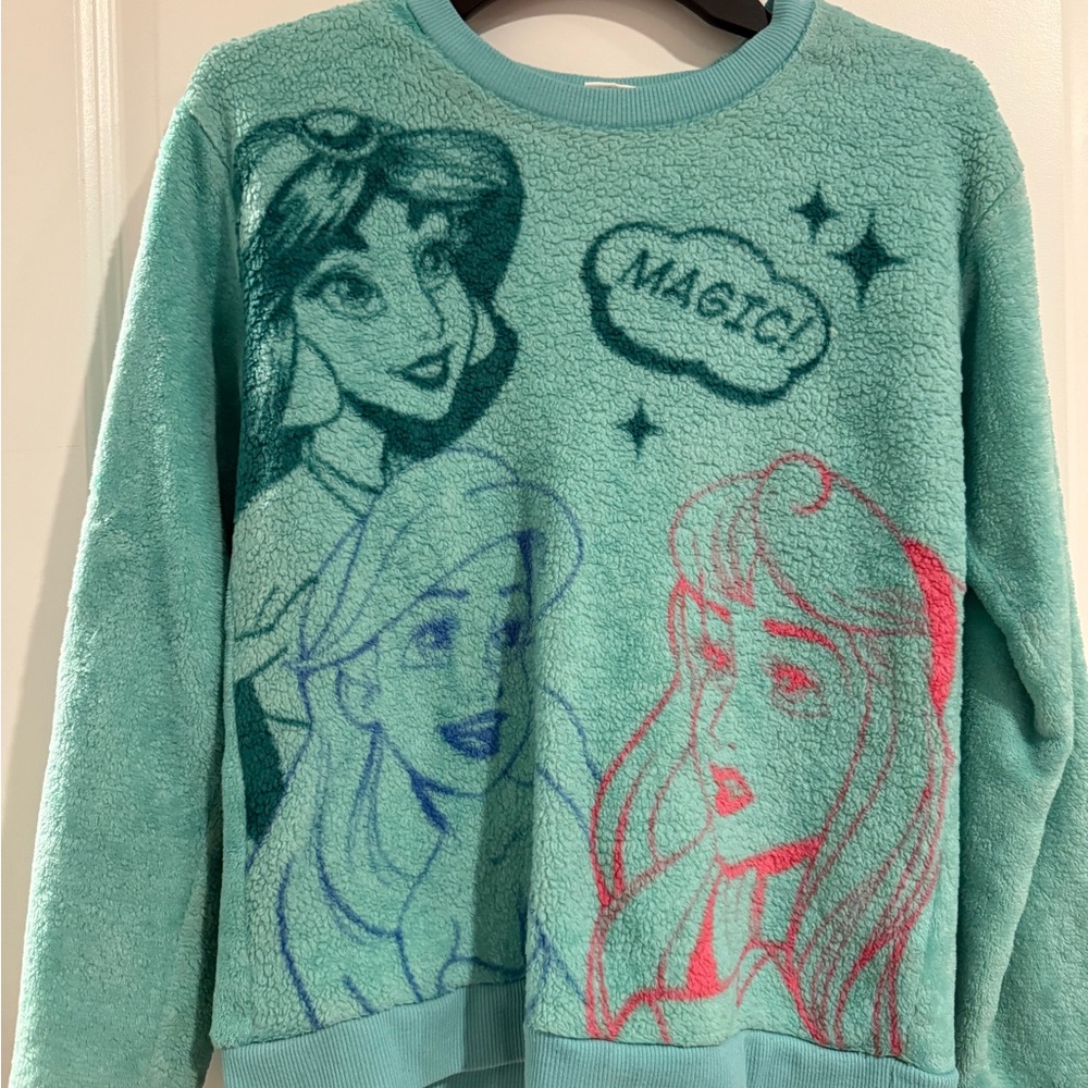 Disney Princess Teal Sweater